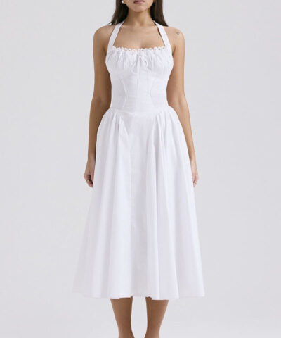 Halter neck chic dress