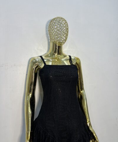 Chantilly Mini Dress in Black