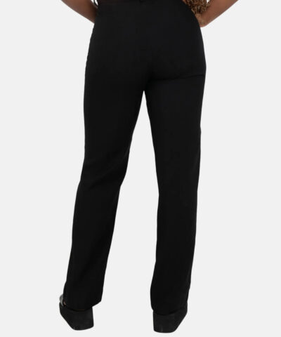 Relaxed Straight Leg Pants in Black