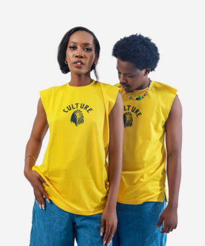 Culture Vest in Yellow