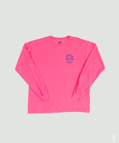 No War Long Sleeve T-Shirt in Pink