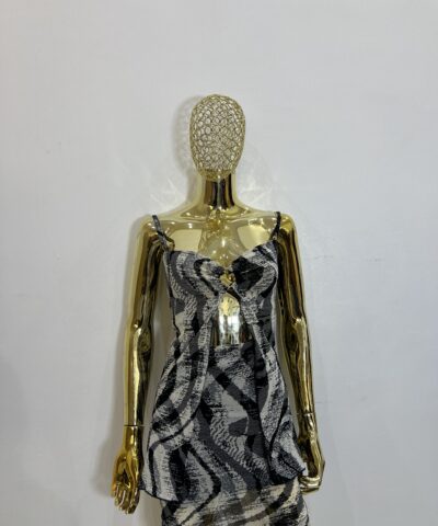 Mesh O-ring top and skirt set