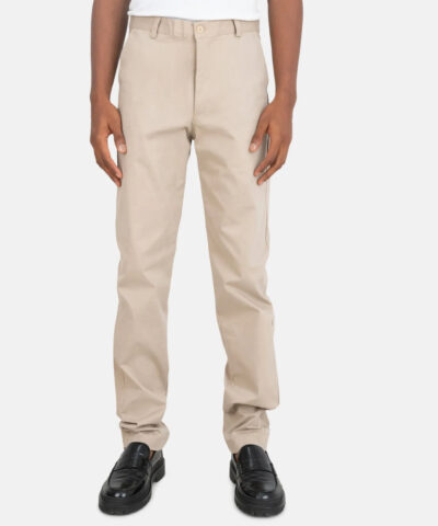 Straight Chino Trousers in Sand