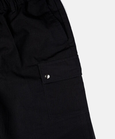 Relaxed Fit Cargo Trousers in Black