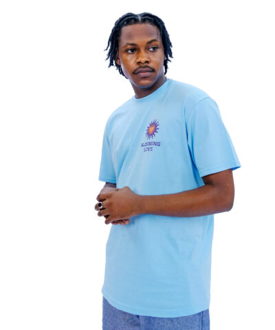 Blooming Love T-shirt in Sky Blue