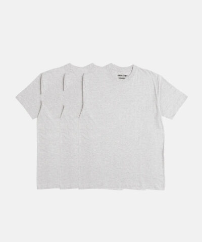 3 Pack of T-shirts in Heather Grey