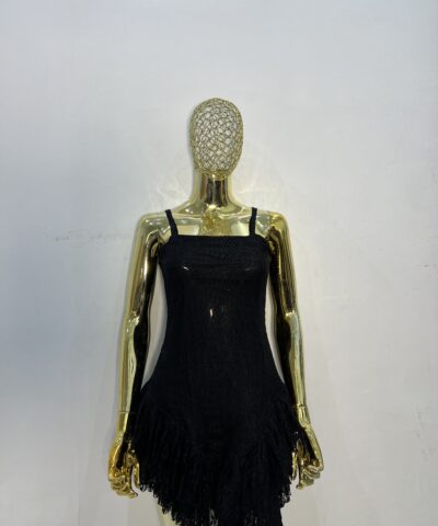 Chantilly Mini Dress in Black